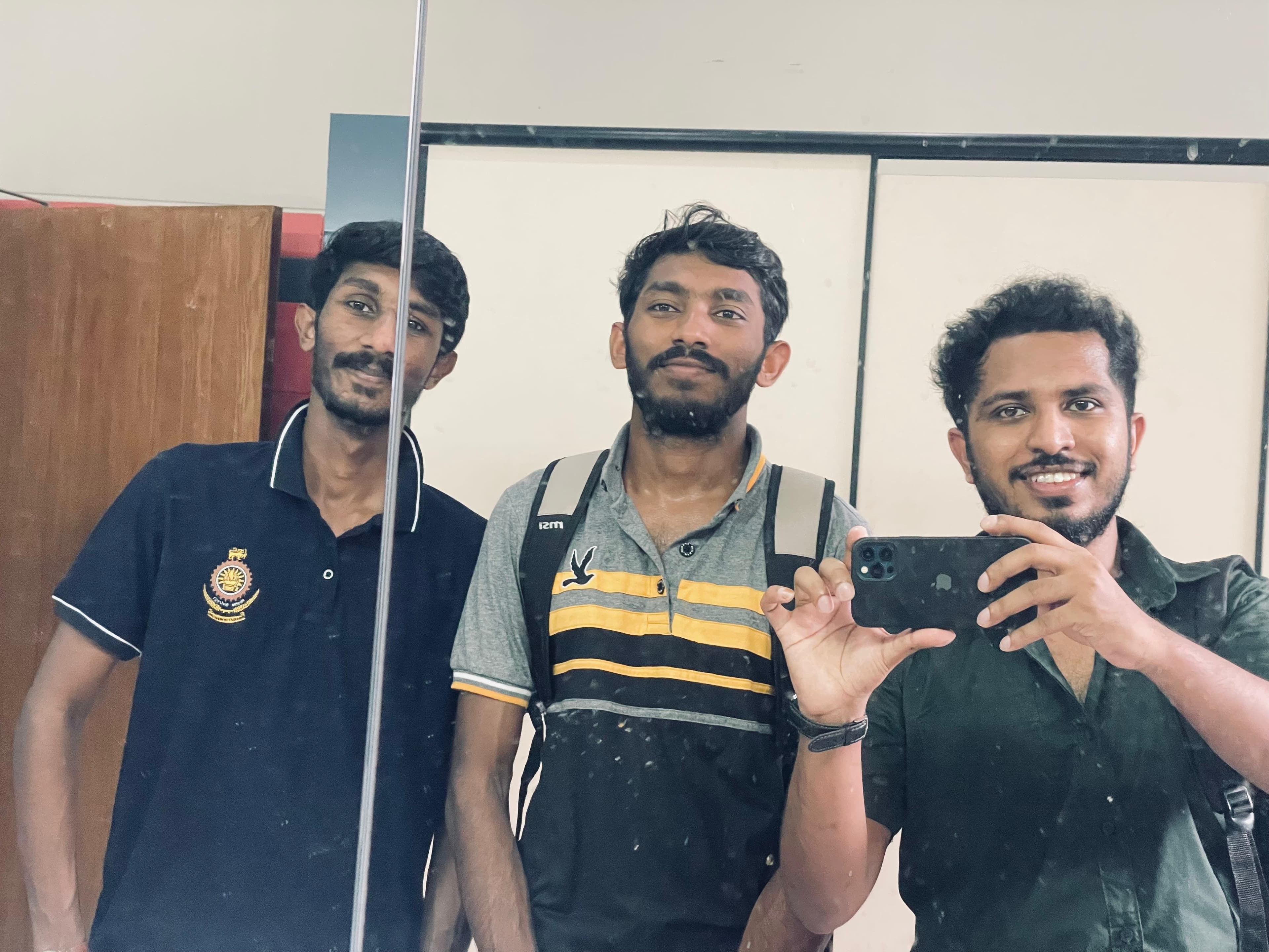 Harshana Amuwatte preparing for a lecture