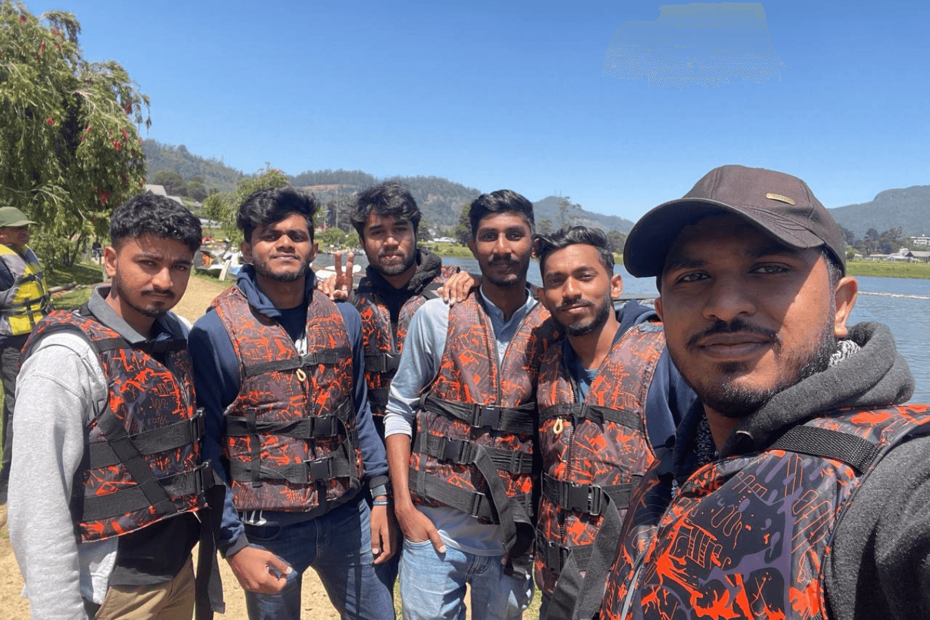 Harshana Amuwatte at Gregory Lake in Nuwara Eliya